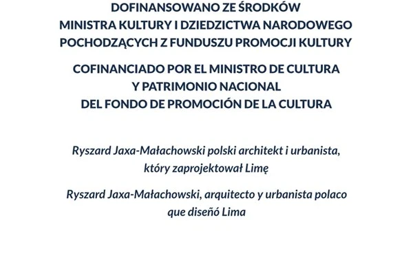 Projekt „Ryszard Jaxa-Małachowski – polski architekt i urbanista, który zaprojektował Limę”