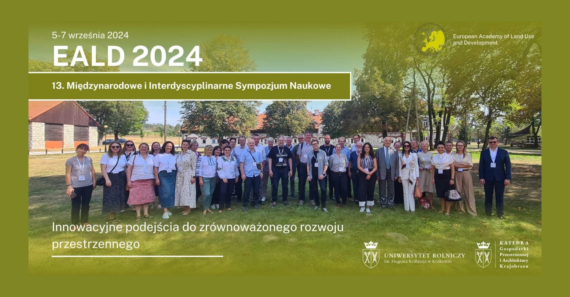 Sympozjum EALD 2024: Innowacyjne podejścia do zrównoważonego rozwoju przestrzennego